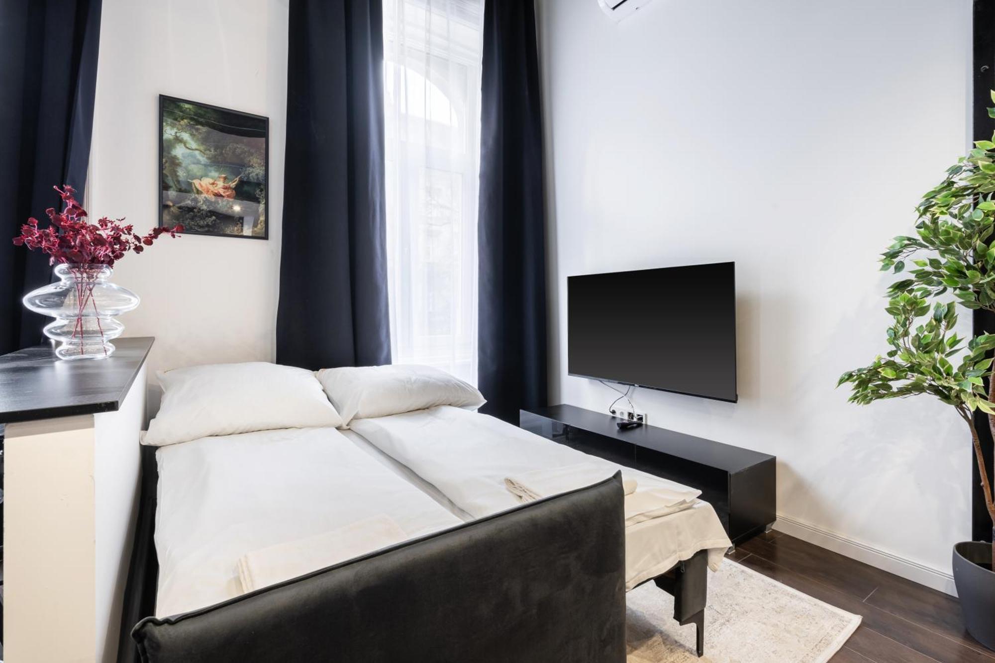 E41 - Trendy Boutique Apartments - Prime Spot By Bqa Budapest Rum bild